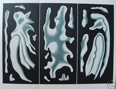 Fernand Léger Pittura Murale 1952 Scritto Originale Con Litografia