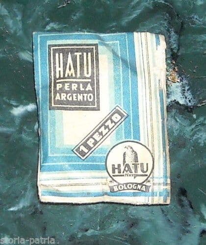 Profilattico Hatu Perla Argento Sigillato Originale Bologna 1949