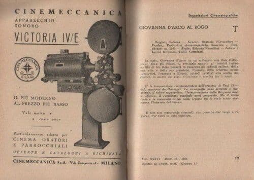 Segnalazioni Cinematografiche CCC 1954 1965 Schede Films