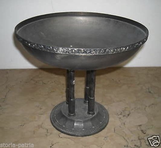 Alzata Argentata d'Epoca Per Dolci E Frutta Centro Tavola Vintage