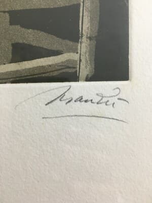 Giacomo Manzù: Gli Amanti   Incisione All'Acquaforte Firmata   XX Secolo