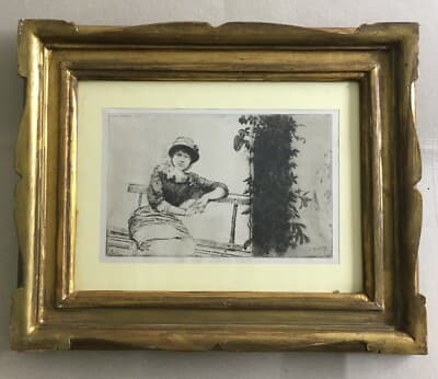 Giuseppe De Nittis: Incisione Originale Dalla Gazette Des Beaux Arts