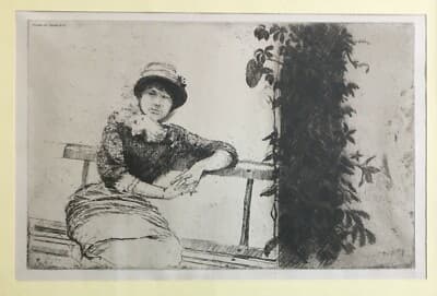 Giuseppe De Nittis: Incisione Originale Dalla Gazette Des Beaux Arts