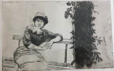 Giuseppe De Nittis: Incisione Originale Dalla Gazette Des Beaux Arts