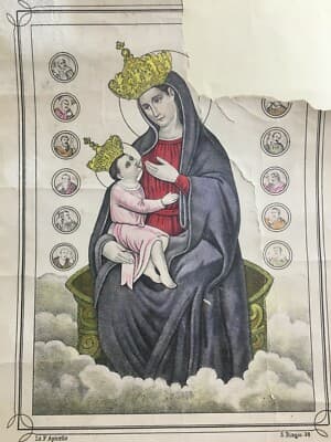 Arte Popolare Devozionale: Madonna Di Pozzano, Castellammare Di Stabia, Apicella