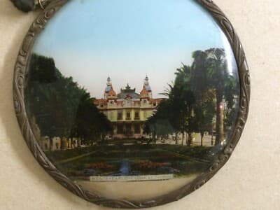 Alberghi, Turismo, Casinò Di Monte Carlo, Giardini: Antica Veduta Sottovetro Liberty
