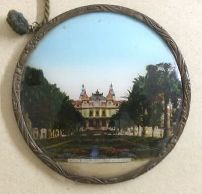 Alberghi, Turismo, Casinò Di Monte Carlo, Giardini: Antica Veduta Sottovetro Liberty