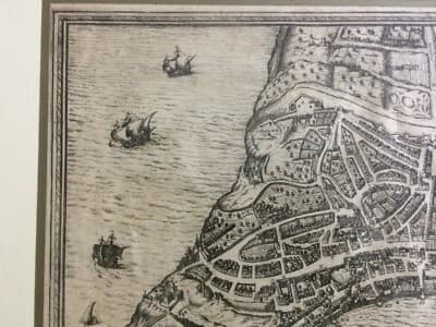 Marche, Ancona: Antica Cartografia, Fortificazioni, Barche, Porto, Chiese E Urbanistica