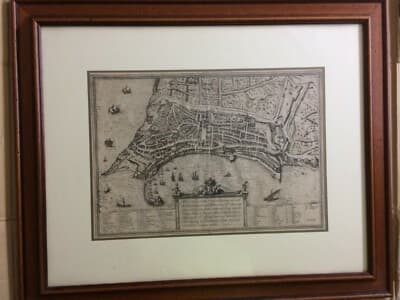 Marche, Ancona: Antica Cartografia, Fortificazioni, Barche, Porto, Chiese E Urbanistica