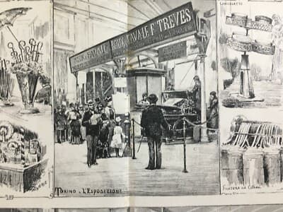 Filatura Cotone, Tessitura, Ombrelli, Tipografia, Fiori Artificiali, Cioccolato: Esposizione Di Torino 1884