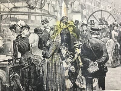 Filatura Cotone, Tessitura, Ombrelli, Tipografia, Fiori Artificiali, Cioccolato: Esposizione Di Torino 1884