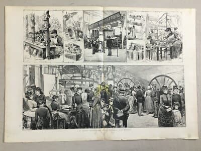 Filatura Cotone, Tessitura, Ombrelli, Tipografia, Fiori Artificiali, Cioccolato: Esposizione Di Torino 1884