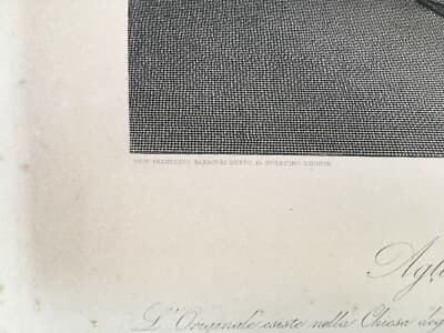 L'Annunciazione Del Guercino: Incisione Di Gaetano Guadagnini, 1850