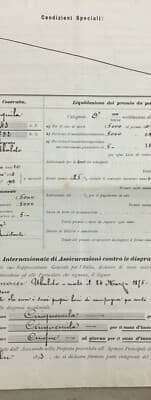 Assicurazioni   Società Internazionale   Riunione Adriatica Di Sicurtà   Milano   1893