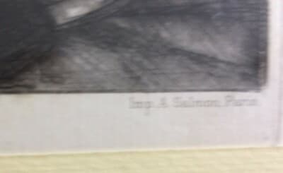 L'Incendio   Acquaforte Originale Di Alphonse Legros, 1876