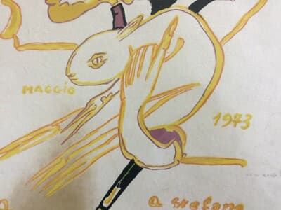 Abruzzo, Arte E Folklore: Remo Brindisi, Grafica d'Epoca, 1973