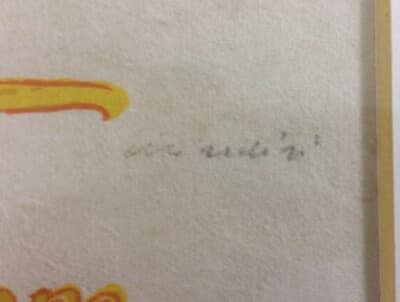 Abruzzo, Arte E Folklore: Remo Brindisi, Grafica d'Epoca, 1973