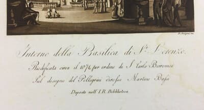 Interno Della Basilica Di San Lorenzo A Milano