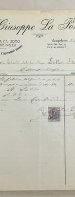 Molise, Campobasso: Antica Pubblicitaria Sartoria Da Uomo Giuseppe La Porta, Impermeabili