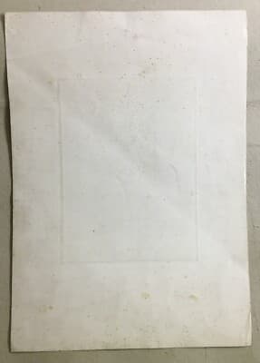 Arte Popolare Devozionale: San Tommaso. Grande Antica Incisione, XIX Secolo