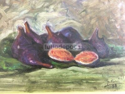 Arte Contemporanea   Dipinto Da Collezione   Giovanni Curci   Esposizione A Bari   1958