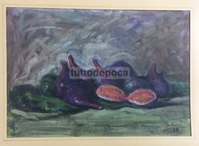 Arte Contemporanea   Dipinto Da Collezione   Giovanni Curci   Esposizione A Bari   1958