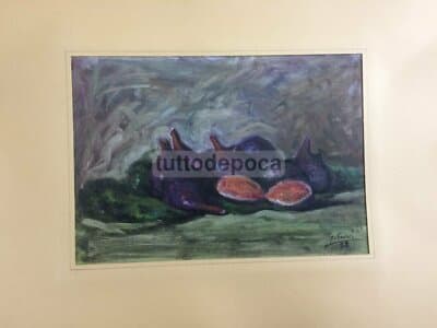 Arte Contemporanea   Dipinto Da Collezione   Giovanni Curci   Esposizione A Bari   1958