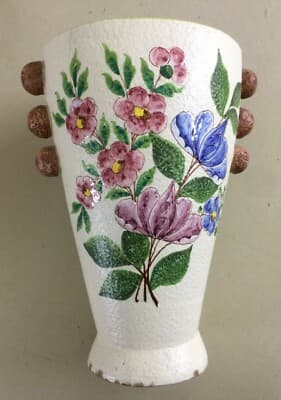 Arte Della Ceramica: Design Decorativo Soprammobile Portafiori Albissola IAMA