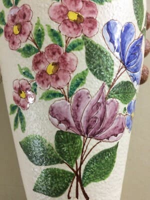 Arte Della Ceramica: Design Decorativo Soprammobile Portafiori Albissola IAMA