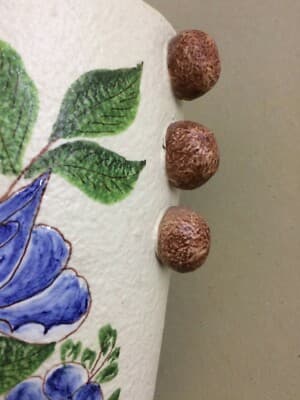 Arte Della Ceramica: Design Decorativo Soprammobile Portafiori Albissola IAMA