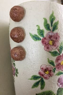 Arte Della Ceramica: Design Decorativo Soprammobile Portafiori Albissola IAMA