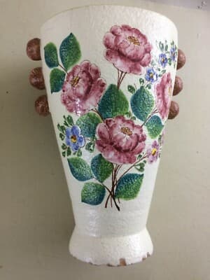 Arte Della Ceramica: Design Decorativo Soprammobile Portafiori Albissola IAMA