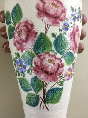 Arte Della Ceramica: Design Decorativo Soprammobile Portafiori Albissola IAMA