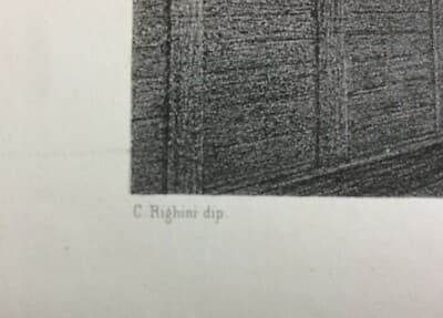 Saluzzo: Coro Nella Chiesa Di San Domenico. Litografia Dell'800 (Righini)