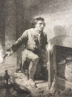 Pietro Micca, L'Eroe Torinese: Incisione Originale Di Andrea Gastaldi