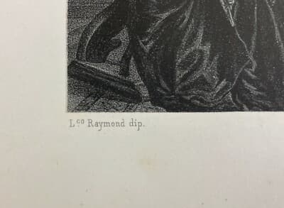 Venezia: Congiura Di Elisabetta Zeno. Litografia Originale Di Ludovico Raymond