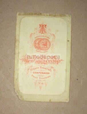 Molise, Campobasso, Ritratto Maschile, Fotografia Di A. Trombetta