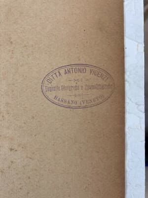 Ecce Homo, Antica Cromolitografia Devozionale, Antonio Vicenzi, Bassano