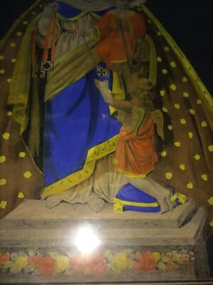 Stampa Popolare Devozionale: Madonna Del Carmine, Litografia A Colori Di Carlo Verdoni, Torino