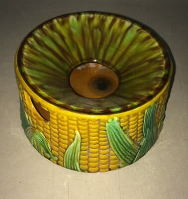 Soprammobile Artistico In Ceramica A Forma Di Mais