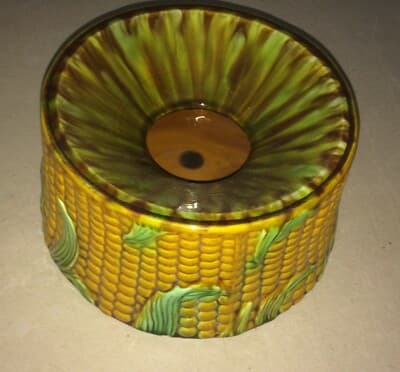 Soprammobile Artistico In Ceramica A Forma Di Mais