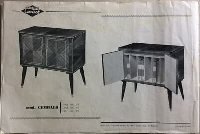 Musica, Dischi, Radiofonia: Mobili Discofoni. Catalogo Illustrato Carisch, Milano