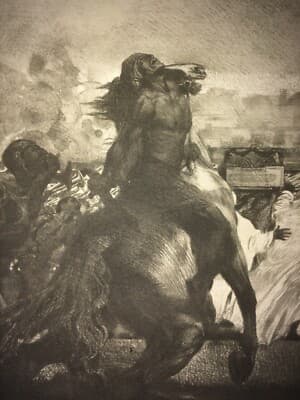 Distruzione Di Gerico, Veduta Artistica   Felix Baumhauer, Bruckmann, 1911