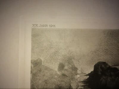 Distruzione Di Gerico, Veduta Artistica   Felix Baumhauer, Bruckmann, 1911