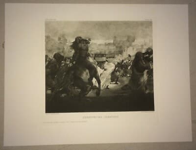 Distruzione Di Gerico, Veduta Artistica   Felix Baumhauer, Bruckmann, 1911