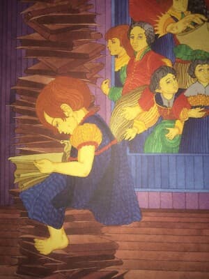 Pier Canosa   Illustrazione Figure Con Bambini E Libri   Vasto