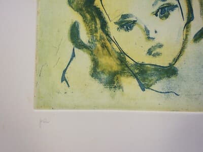 Ernesto Treccani: La Vita   Acquaforte A Colori (P.A.)