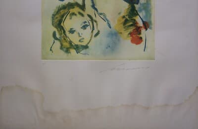 Ernesto Treccani: La Vita   Acquaforte A Colori (P.A.)