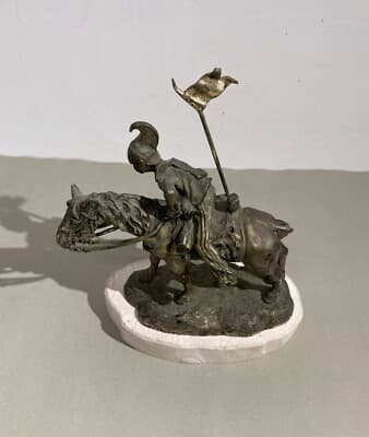 Militaria: Cavalleggero (soldato A Cavallo), Scultura Da Collezione GTB