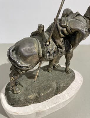 Militaria: Cavalleggero (soldato A Cavallo), Scultura Da Collezione GTB